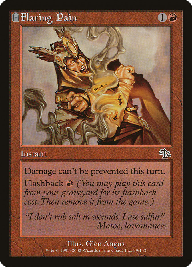 Flaring Pain [Judgment] | Local Legends