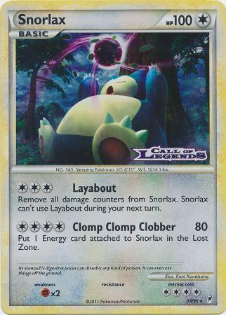 Snorlax (33/95) (Prerelease Promo) [Nintendo: Black Star Promos] | Golgari Games