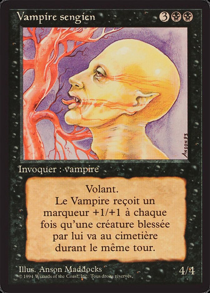 Sengir Vampire [Foreign Black Border] | Golgari Games