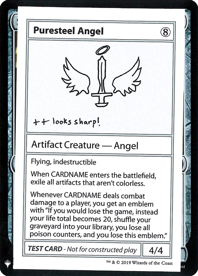 Puresteel Angel [Mystery Booster Playtest Cards] | Golgari Games