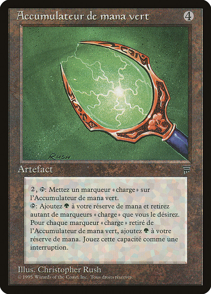 Green Mana Battery (French) - "Accumulateur de mana vert" [Renaissance] | Golgari Games