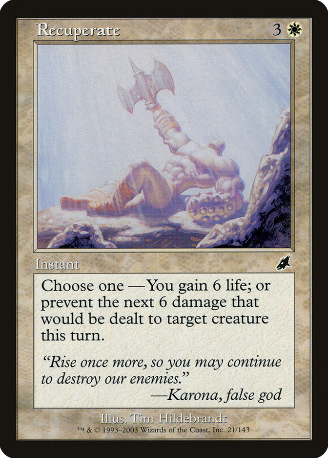 Recuperate [Scourge] | Local Legends
