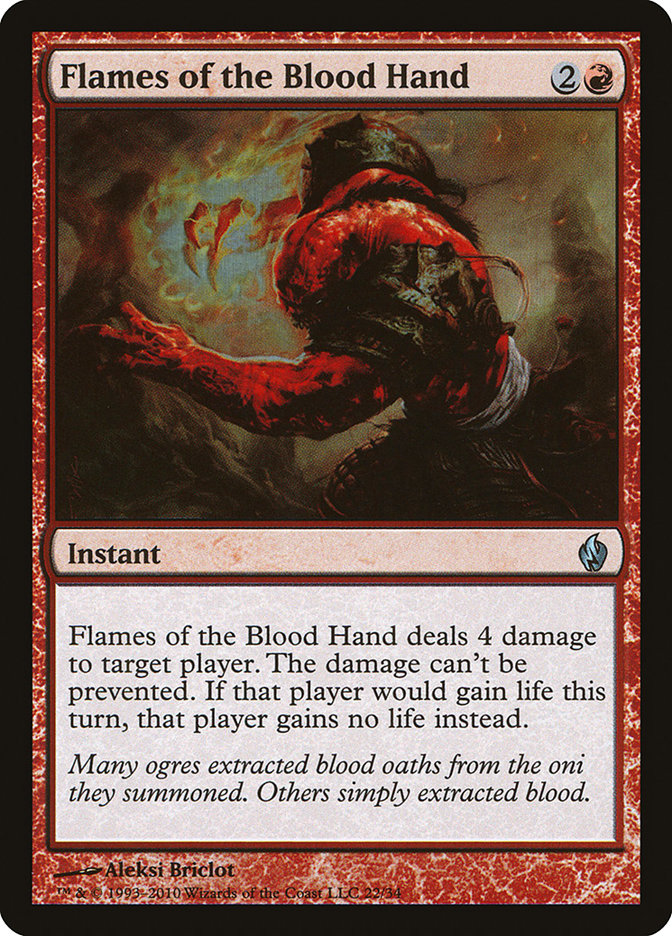 Flames of the Blood Hand [Premium Deck Series: Fire and Lightning] | Golgari Games