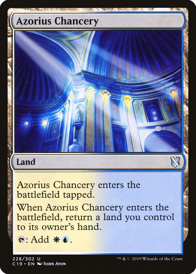 Azorius Chancery [Commander 2019] | Golgari Games