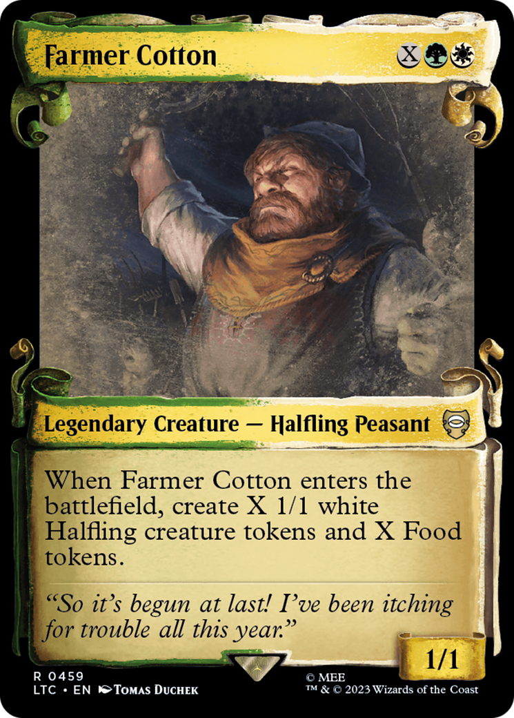 Farmer Cotton [The Lord of the Rings: Tales of Middle-Earth Commander Showcase Scrolls] | Golgari Games