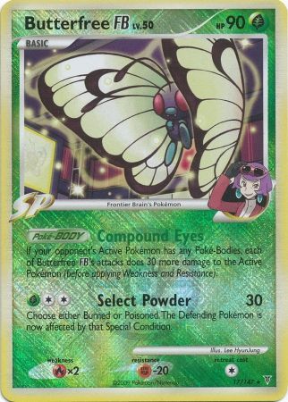 Butterfree FB LV.50 (17/147) (League Promo) [Platinum: Supreme Victors] | Golgari Games