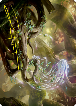 Emergent Sequence Art Card (Gold-Stamped Signature) [Strixhaven: School of Mages Art Series] | Local Legends