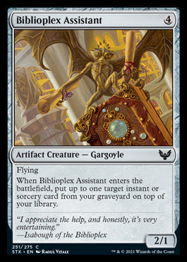 Biblioplex Assistant [Strixhaven: School of Mages] | Golgari Games