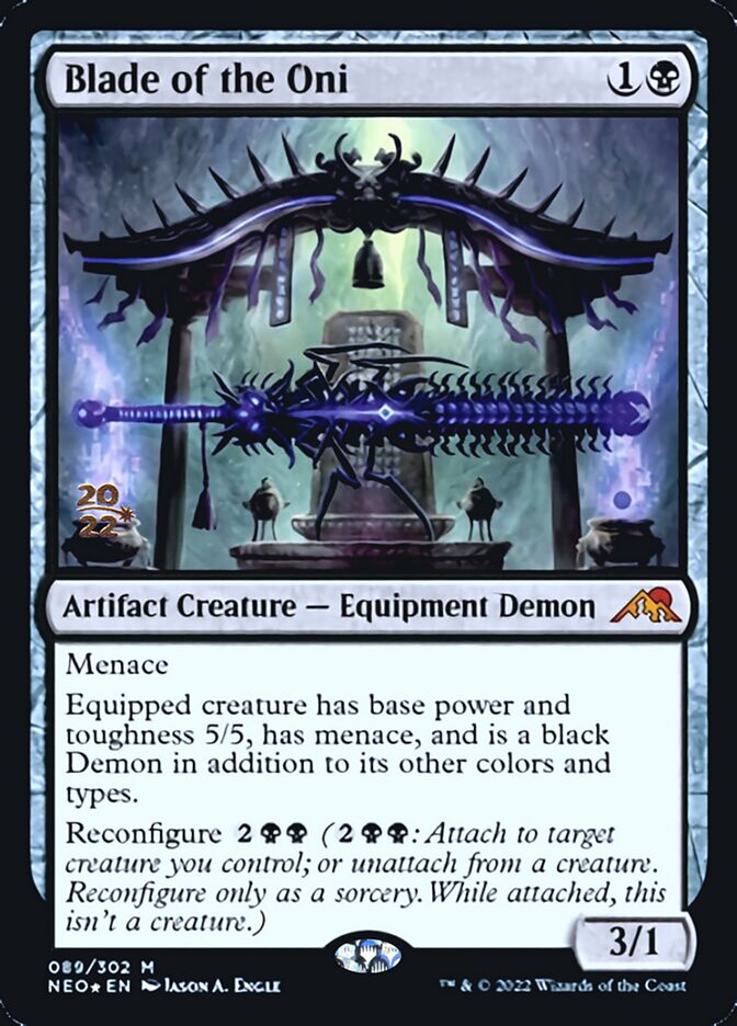 Blade of the Oni [Kamigawa: Neon Dynasty Prerelease Promos] | Local Legends