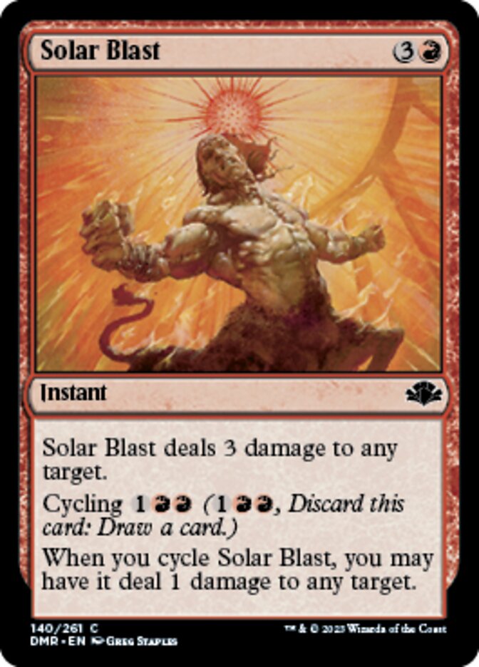 Solar Blast [Dominaria Remastered] | Local Legends