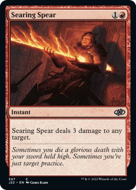 Searing Spear [Jumpstart 2022] | Golgari Games