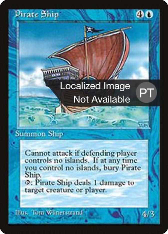 Pirate Ship [Fourth Edition (Foreign Black Border)] | Golgari Games