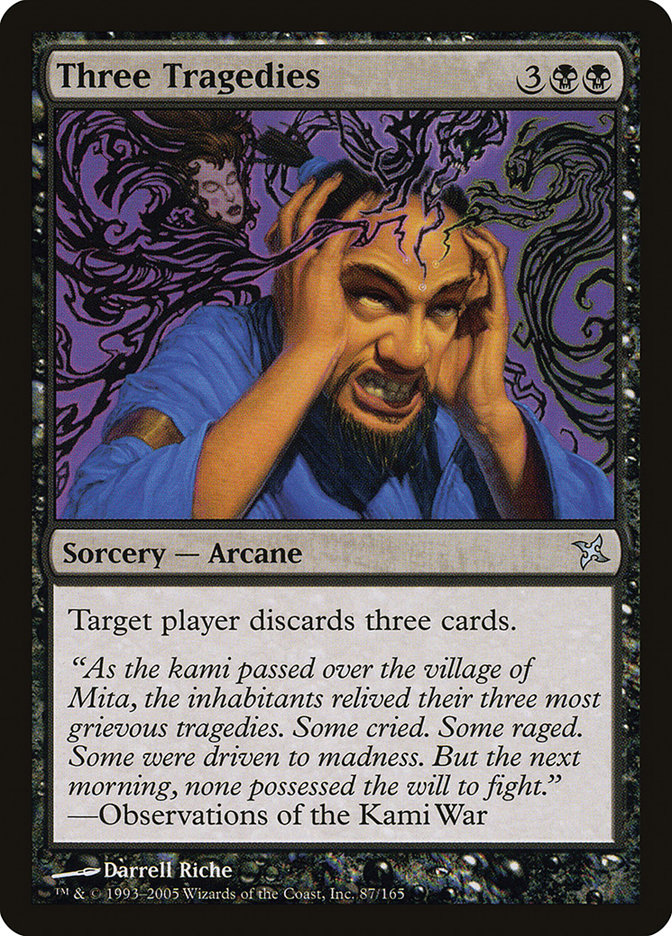 Three Tragedies [Betrayers of Kamigawa] | Local Legends