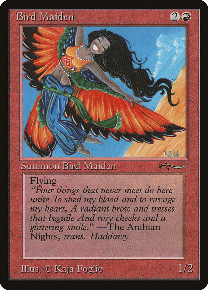 Bird Maiden (Light Mana Cost) [Arabian Nights] | Golgari Games