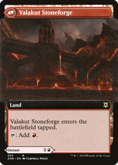 Valakut Awakening // Valakut Stoneforge (Extended Art) [Zendikar Rising] | Golgari Games