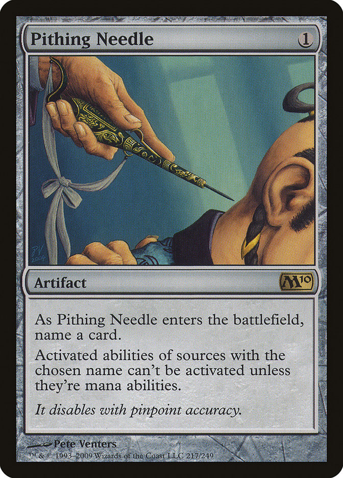 Pithing Needle [Magic 2010] | Golgari Games