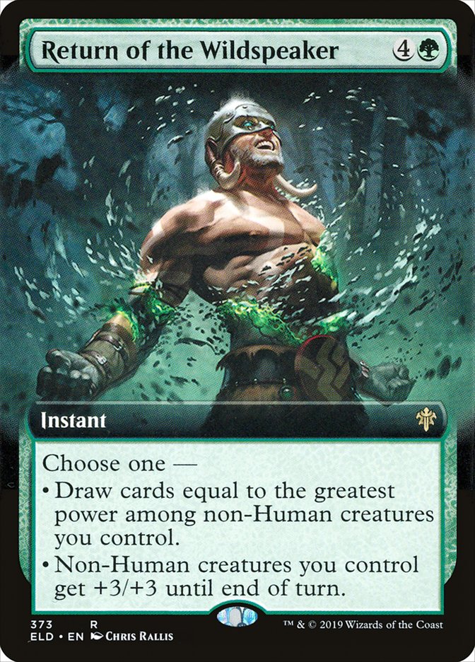 Return of the Wildspeaker (Extended Art) [Throne of Eldraine] | Local Legends