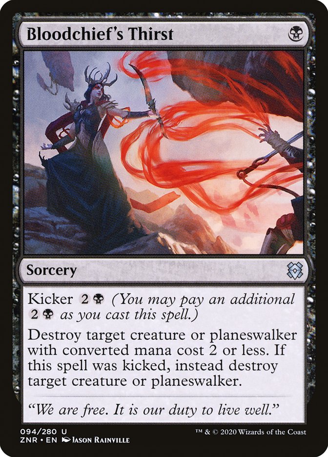 Bloodchief's Thirst [Zendikar Rising] | Local Legends