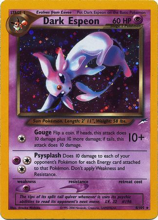 Dark Espeon (4/105) [Neo Destiny Unlimited] | Golgari Games