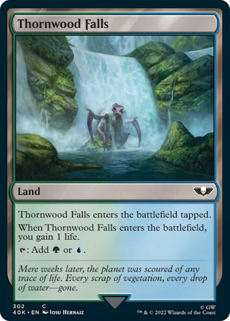 Thornwood Falls (Surge Foil) [Universes Beyond: Warhammer 40,000] | Local Legends