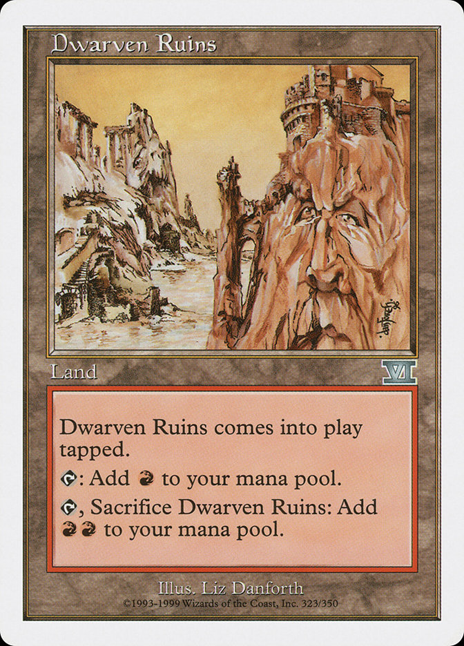 Dwarven Ruins [Classic Sixth Edition] | Golgari Games