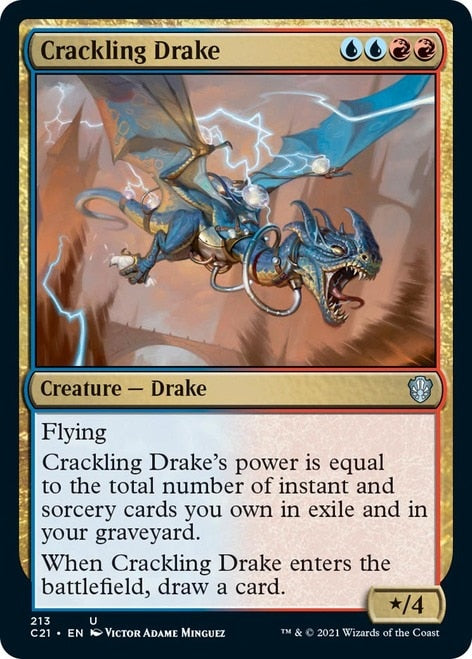 Crackling Drake [Commander 2021] | Local Legends