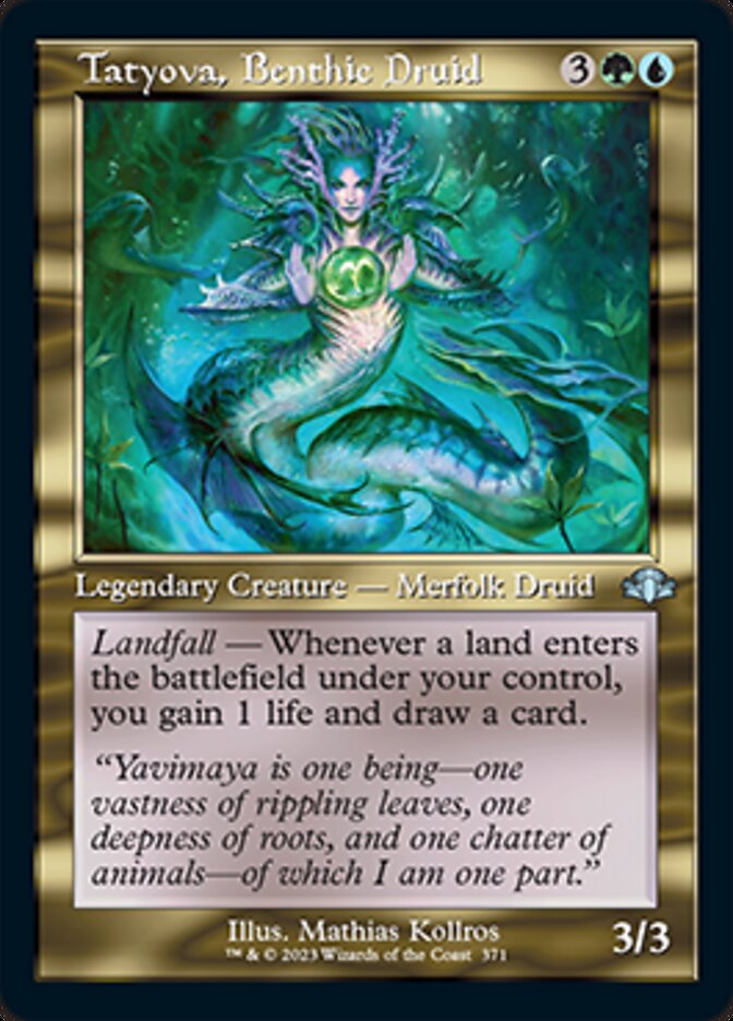 Tatyova, Benthic Druid (Retro) [Dominaria Remastered] | Golgari Games