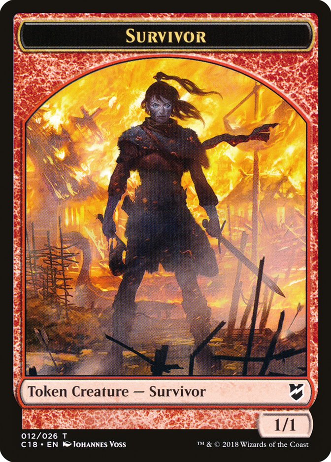 Survivor Token [Commander 2018 Tokens] | Local Legends