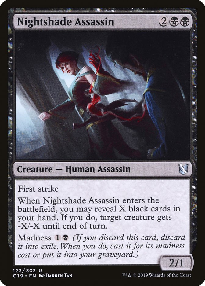 Nightshade Assassin [Commander 2019] | Golgari Games