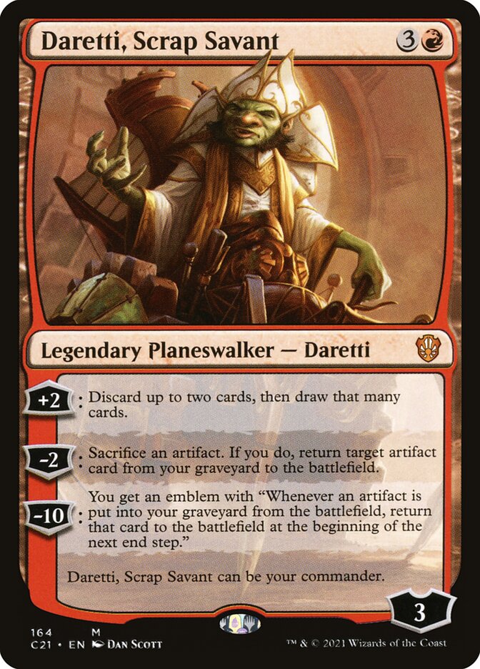 Daretti, Scrap Savant [Commander 2021] | Golgari Games