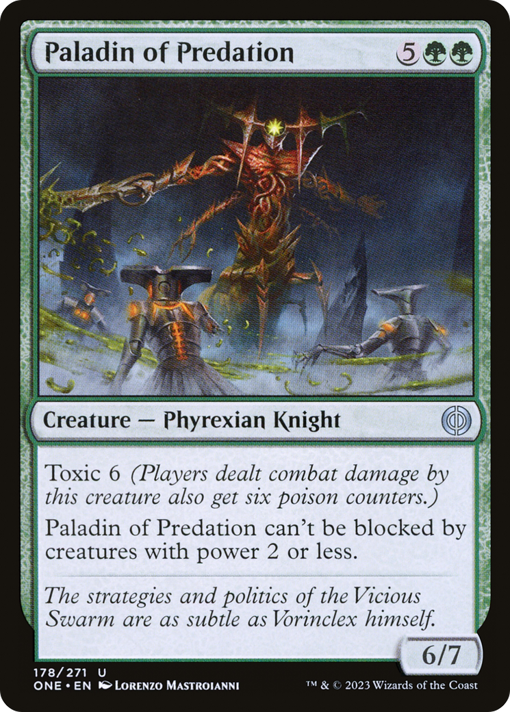 Paladin of Predation [Phyrexia: All Will Be One] | Golgari Games