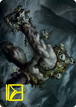 Skull Skaab Art Card (Gold-Stamped Signature) [Innistrad: Crimson Vow Art Series] | Local Legends