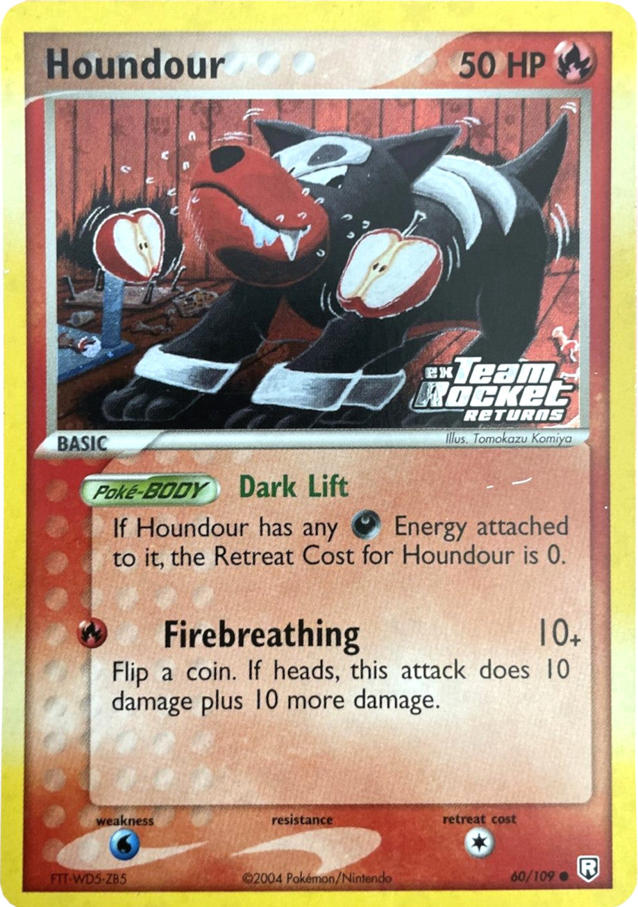 Houndour (60/109) (Stamped) [EX: Team Rocket Returns] | Golgari Games