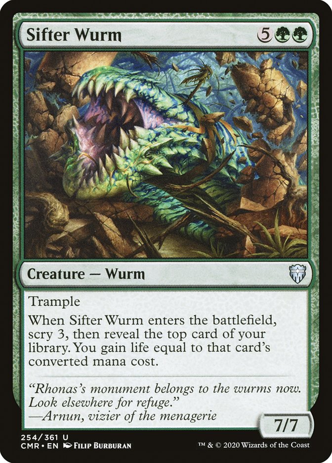 Sifter Wurm [Commander Legends] | Golgari Games