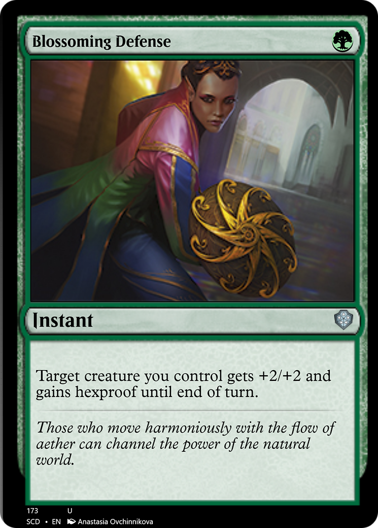 Blossoming Defense [Starter Commander Decks] | Golgari Games