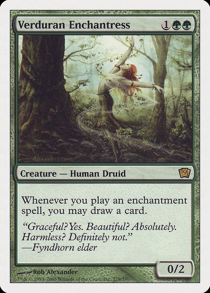 Verduran Enchantress [Ninth Edition] | Local Legends