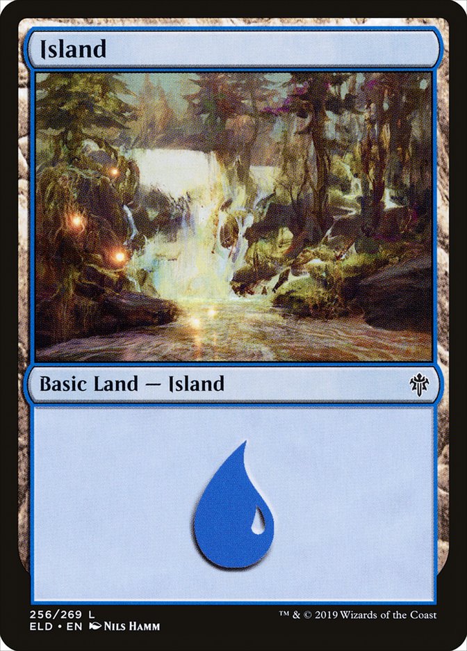 Island (256) [Throne of Eldraine] | Golgari Games