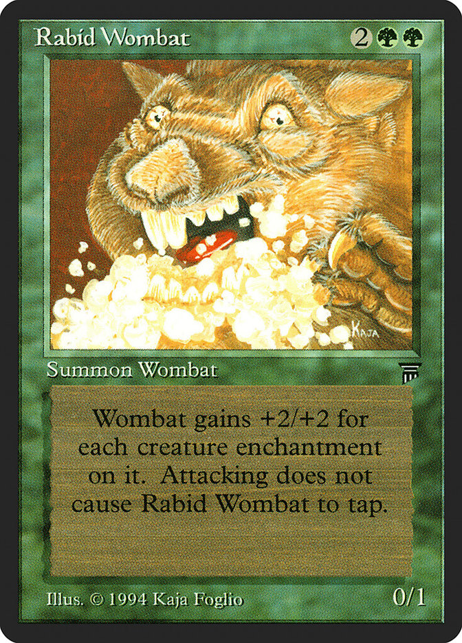 Rabid Wombat [Legends] | Local Legends
