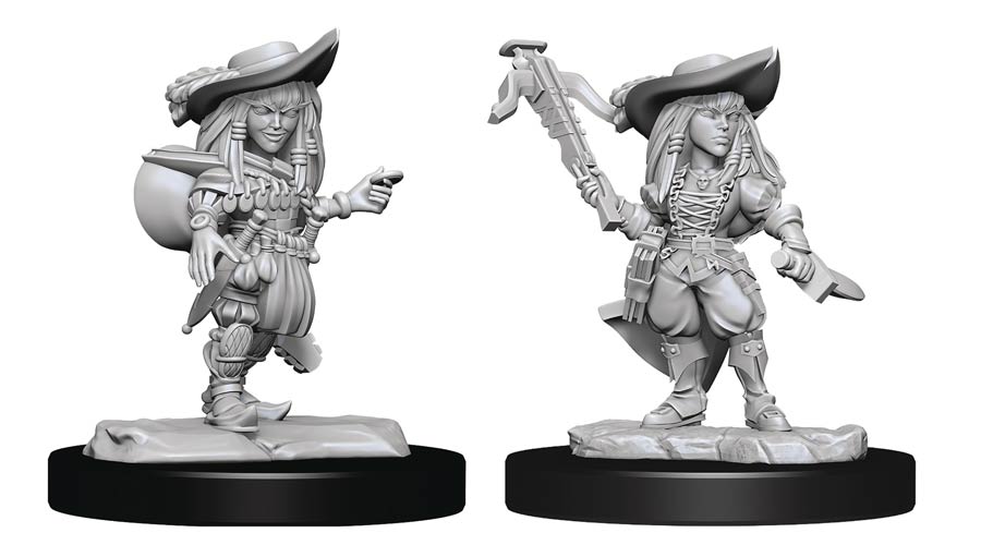 D&D Miniatures Female Gnome Bard | Golgari Games