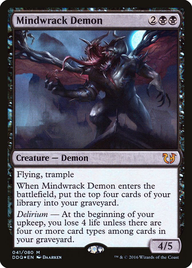 Mindwrack Demon [Duel Decks: Blessed vs. Cursed] | Golgari Games