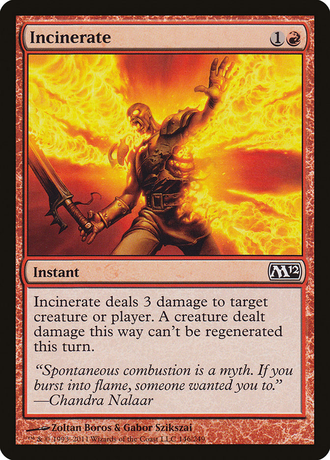 Incinerate [Magic 2012] | Local Legends
