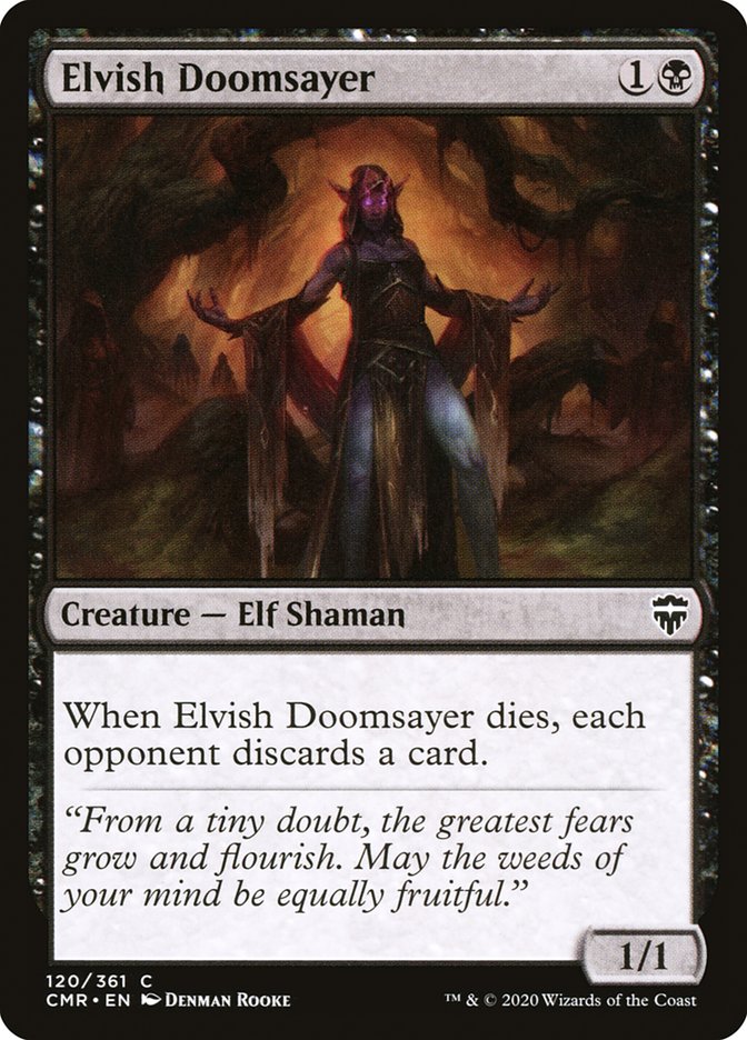 Elvish Doomsayer [Commander Legends] | Golgari Games