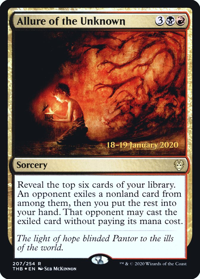 Allure of the Unknown [Theros Beyond Death Prerelease Promos] | Local Legends