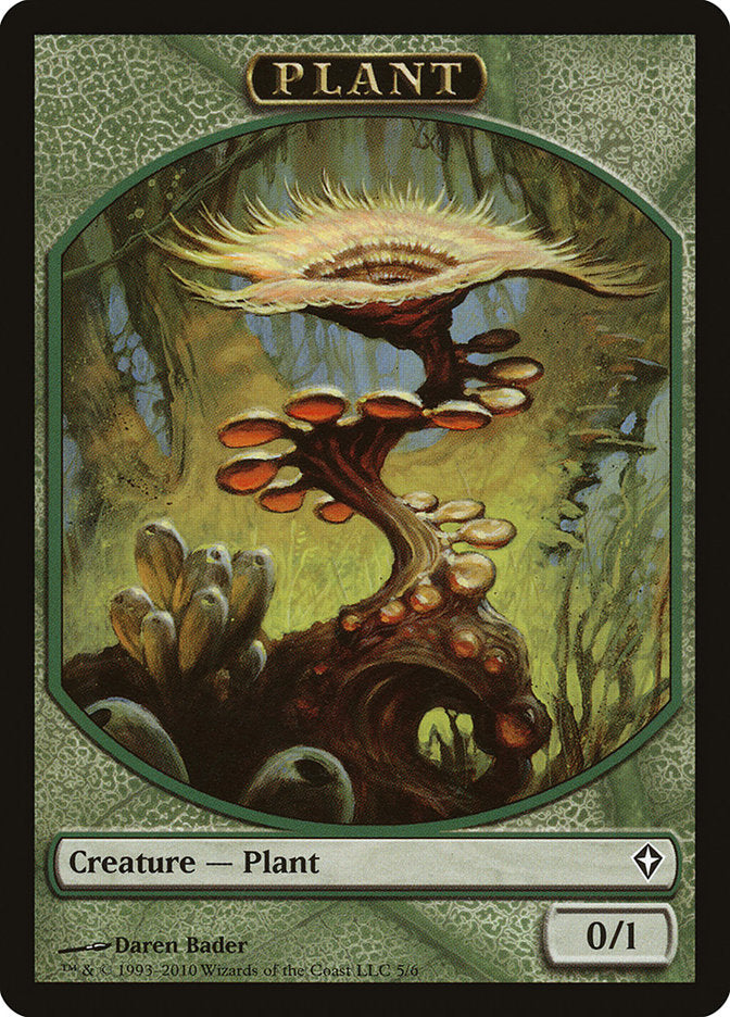 Plant Token [Worldwake Tokens] | Golgari Games