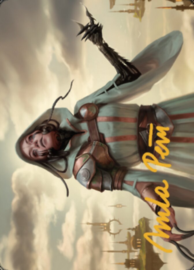 Phyrexian Missionary Art Card (Gold-Stamped Signature) [Dominaria United Art Series] | Local Legends