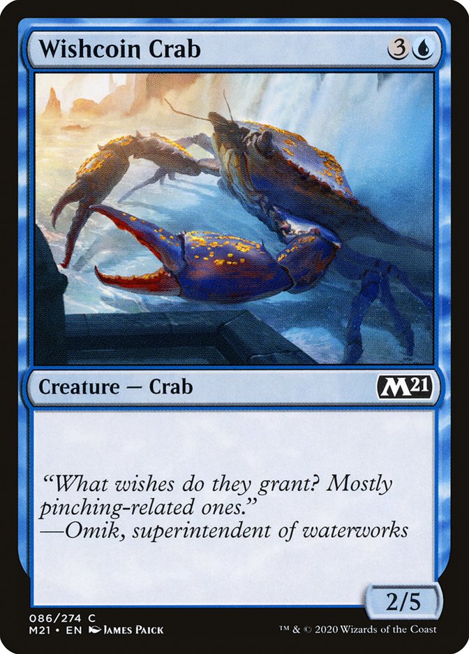 Wishcoin Crab [Core Set 2021] | Golgari Games