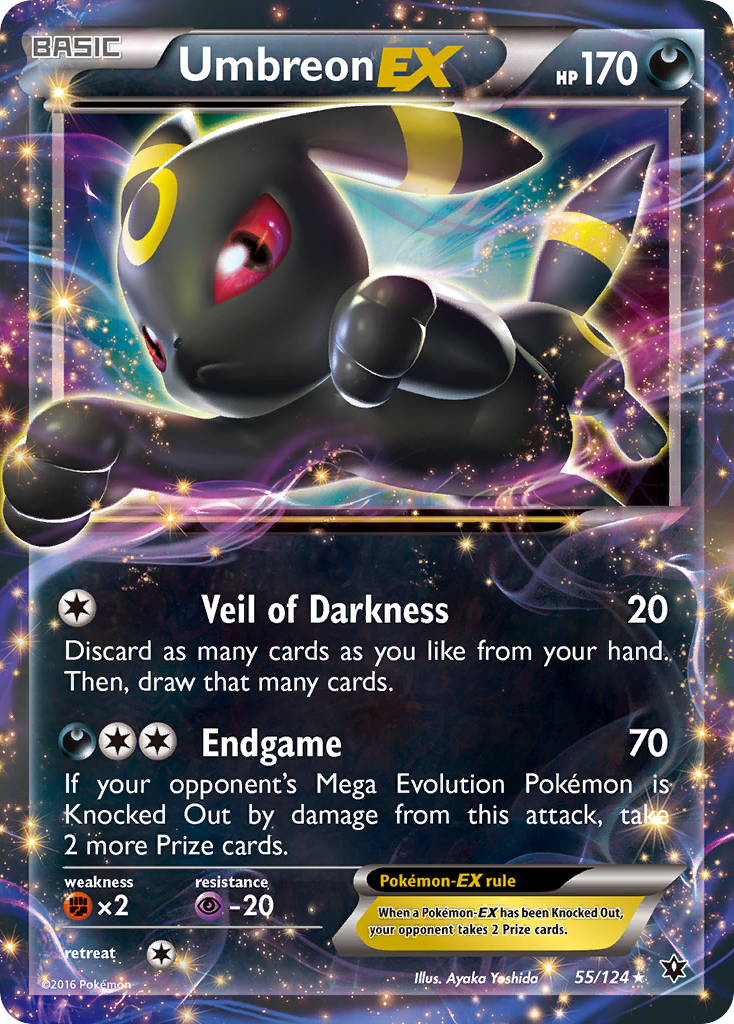 Umbreon EX (55/124) [XY: Fates Collide] | Golgari Games