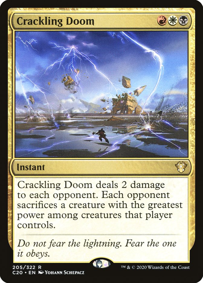 Crackling Doom [Commander 2020] | Local Legends