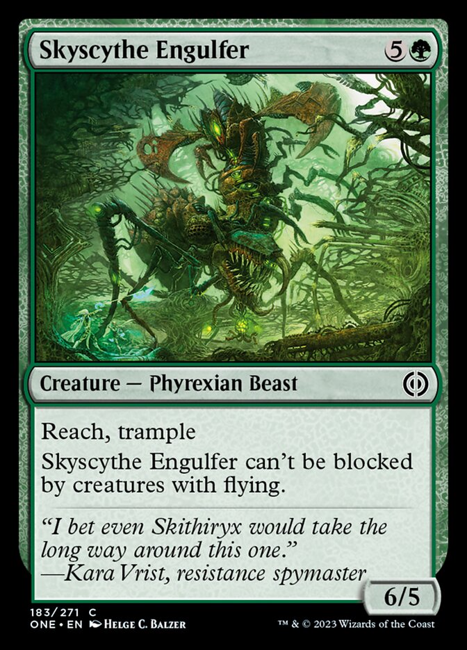 Skyscythe Engulfer [Phyrexia: All Will Be One] | Golgari Games