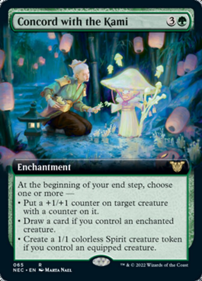 Concord with the Kami (Extended Art) [Kamigawa: Neon Dynasty Commander] | Local Legends